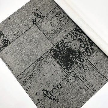 kumipohjainen matto dawn foam patchwork harmaa koko