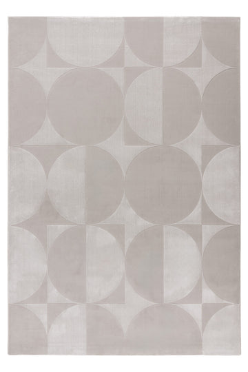 Lyhytnukkainen matto Elif 406 Silver 160 x 230 cm