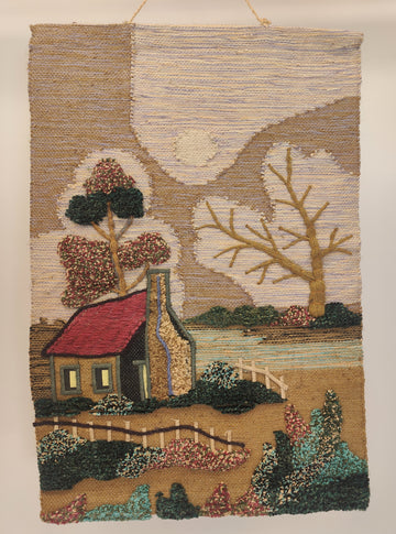 Seinävaate Syksy 61 cm x 90 cm
