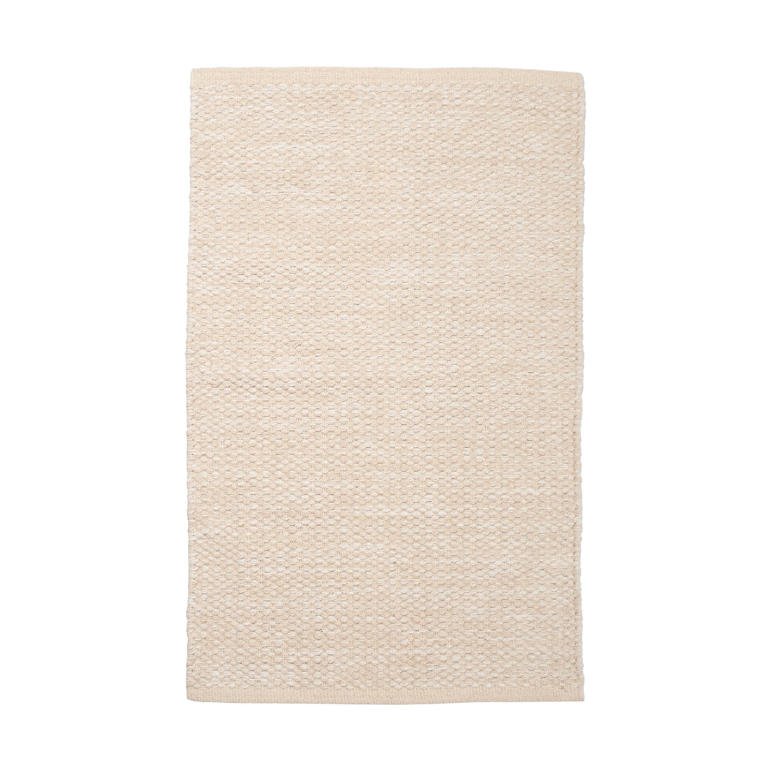 yksivärinen puuvillamatto lumme beige pääkuva