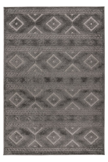 Lyhytnukkainen matto Nova 403 Harmaa 160 x 230 cm