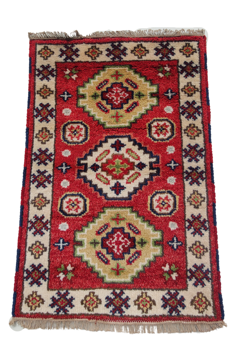 itämainen ovimatto kazak 54 oranssi kokonaan