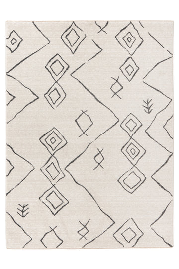 Lyhytnukkainen matto Agadir 503 Ivory 160 x 230 cm