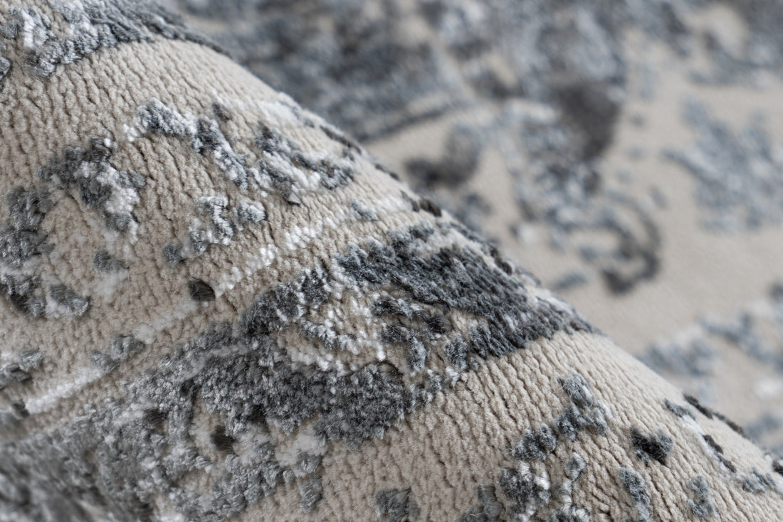 Lyhyt nukkainen Matto Elyssee 902 Silver 160 x 230 cm