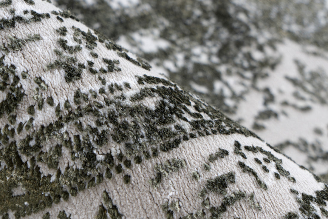 Lyhyt nukkainen Matto Elyssee 902 Green 160 x 230 cm