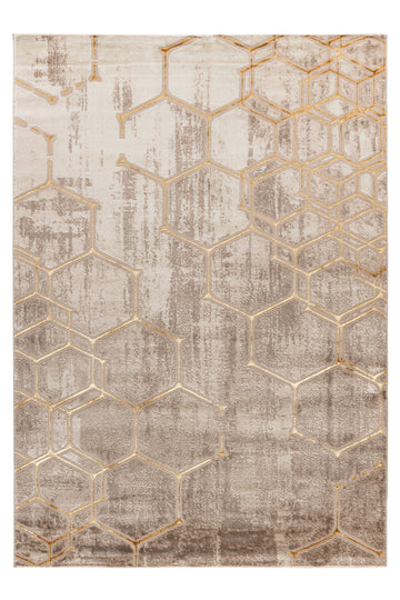 Lyhytnukkainen matto Marmaris 405 Beige 160 x 230 cm