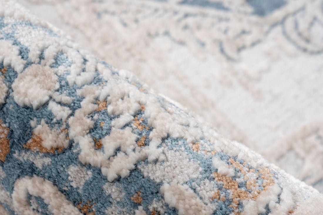 Lyhyt Nukkainen Matto Paris 504 Blue 160 x 230 cm