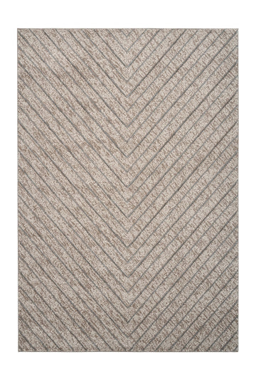 Lyhytnukkainen matto Swing Silver-Beige