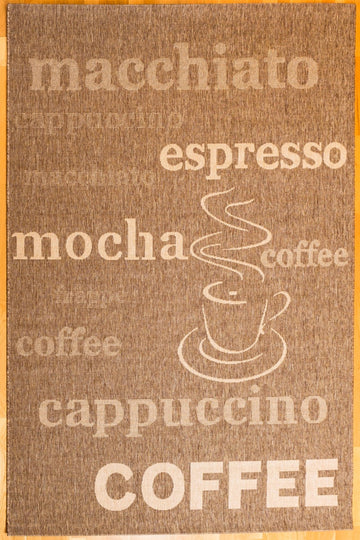 Sileäksi kudottu Coffee Ruskea 510