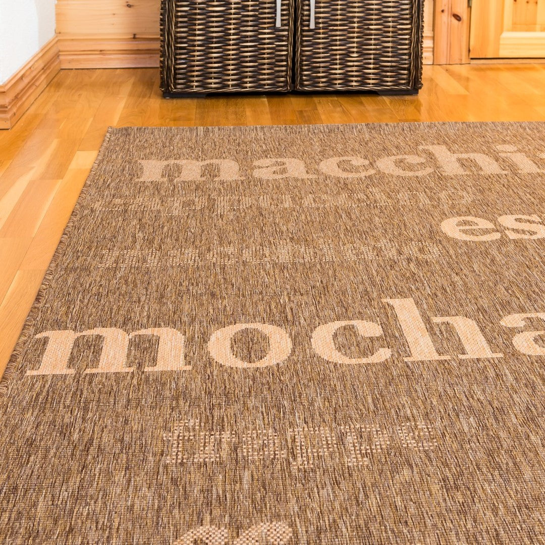 Sileäksi kudottu Coffee Ruskea 510