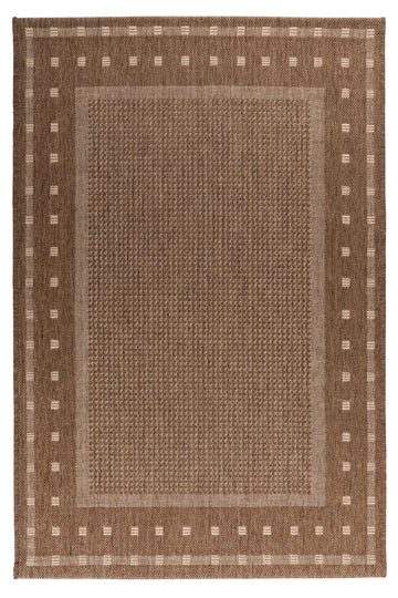 Sileäksi kudottu Finca 520 Ruskea 160 x 230 cm FIN520 coffee
