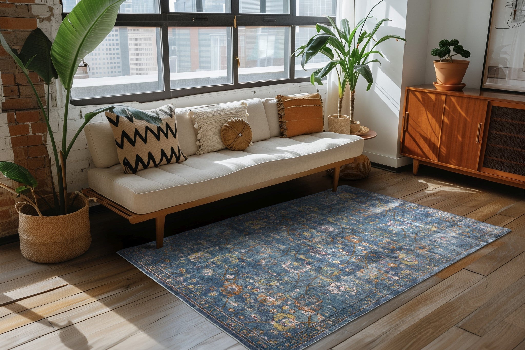 Sohva ja matto – Miten yhdistät ne tyylikkääksi kokonaisuudeksi?