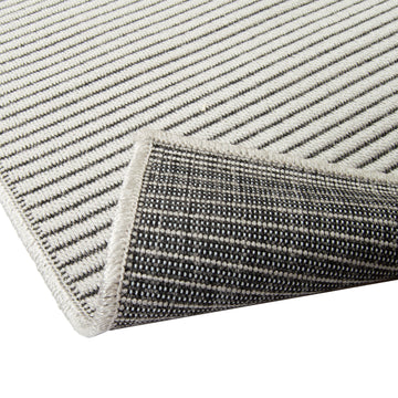 Sileäksi kudottu matto Aura Harmaa