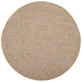 kumipohjainen matto carina beige pyöreä
