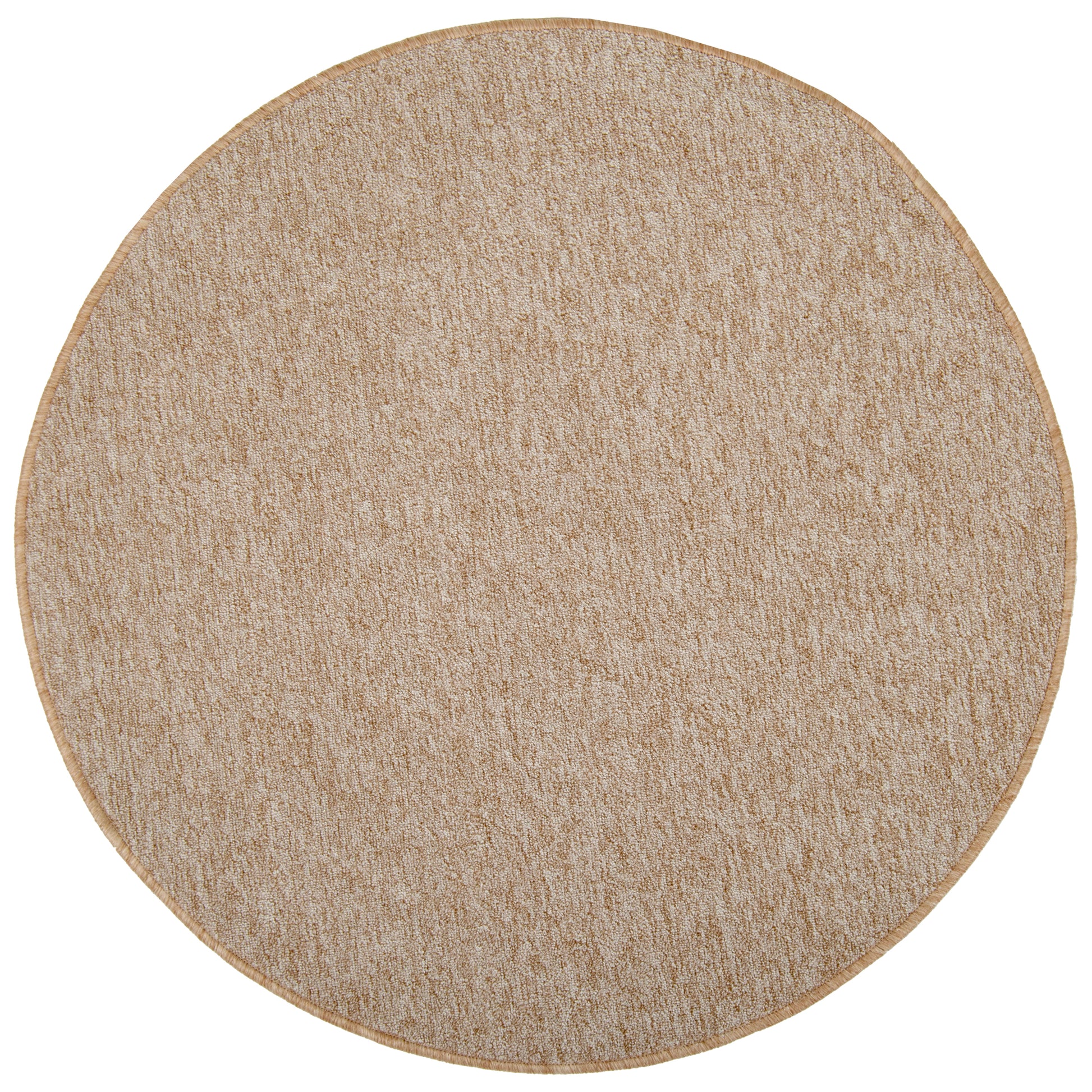 kumipohjainen matto carina beige pyöreä
