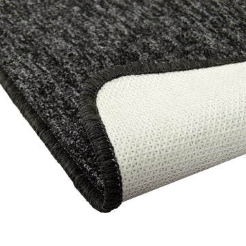 Kumipohjainen matto Carina Harmaa- Musta