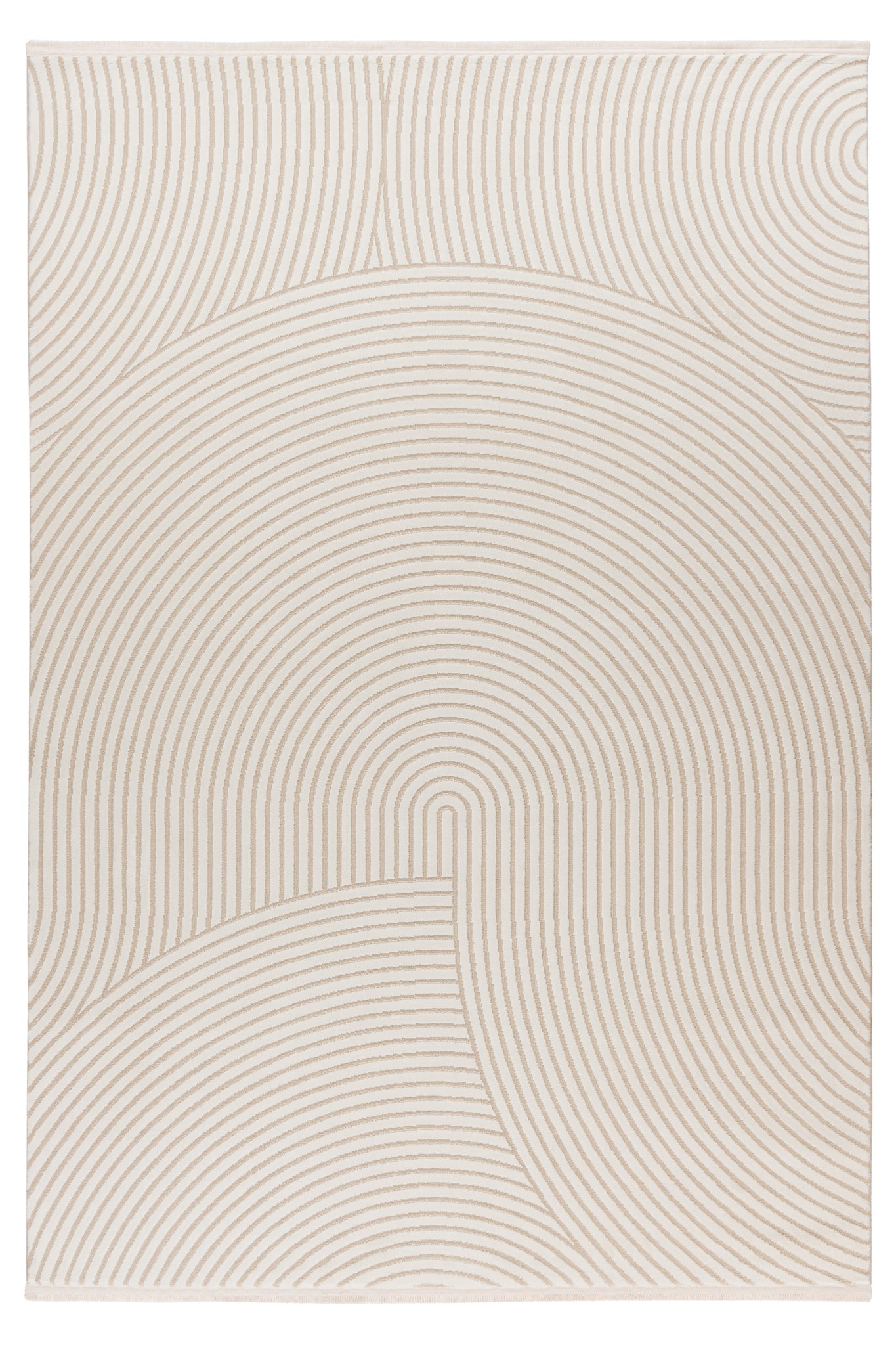 Lyhytnukkainen matto Elif 402 Valkoinen 160 x 230 cm