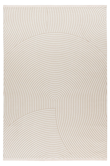 Lyhytnukkainen matto Elif 402 Valkoinen 160 x 230 cm