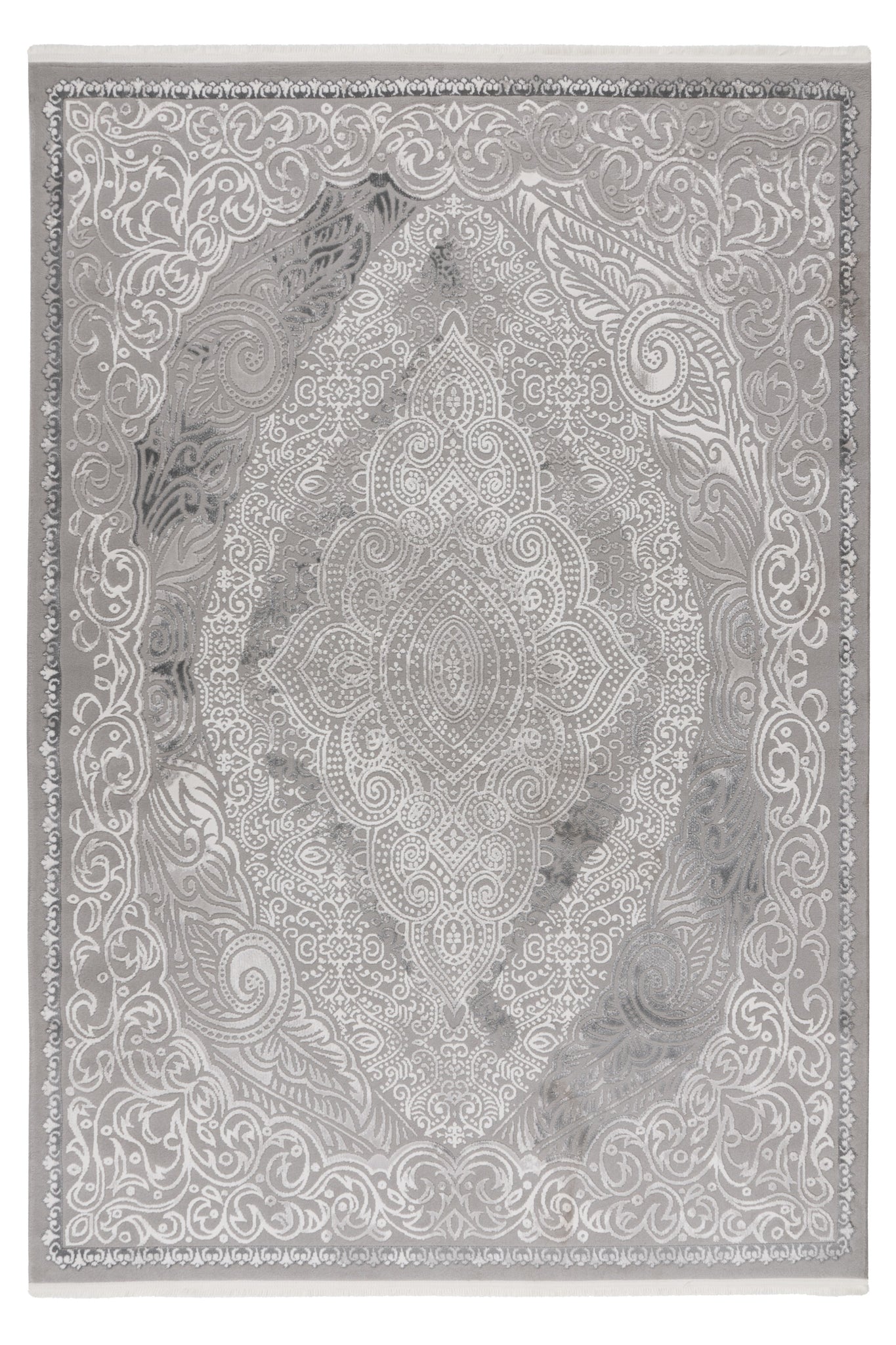 Lyhytnukkainen matto Elif 404 Silver 160 x 230 cm