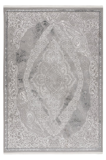 Lyhytnukkainen matto Elif 404 Silver 160 x 230 cm