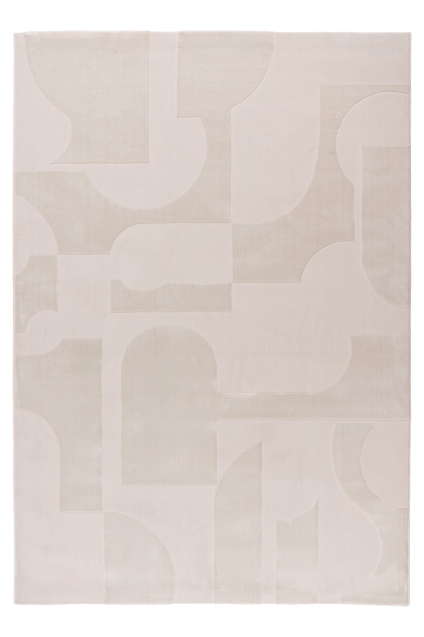 Lyhytnukkainen matto Elif 405 Beige 160 x 230 cm