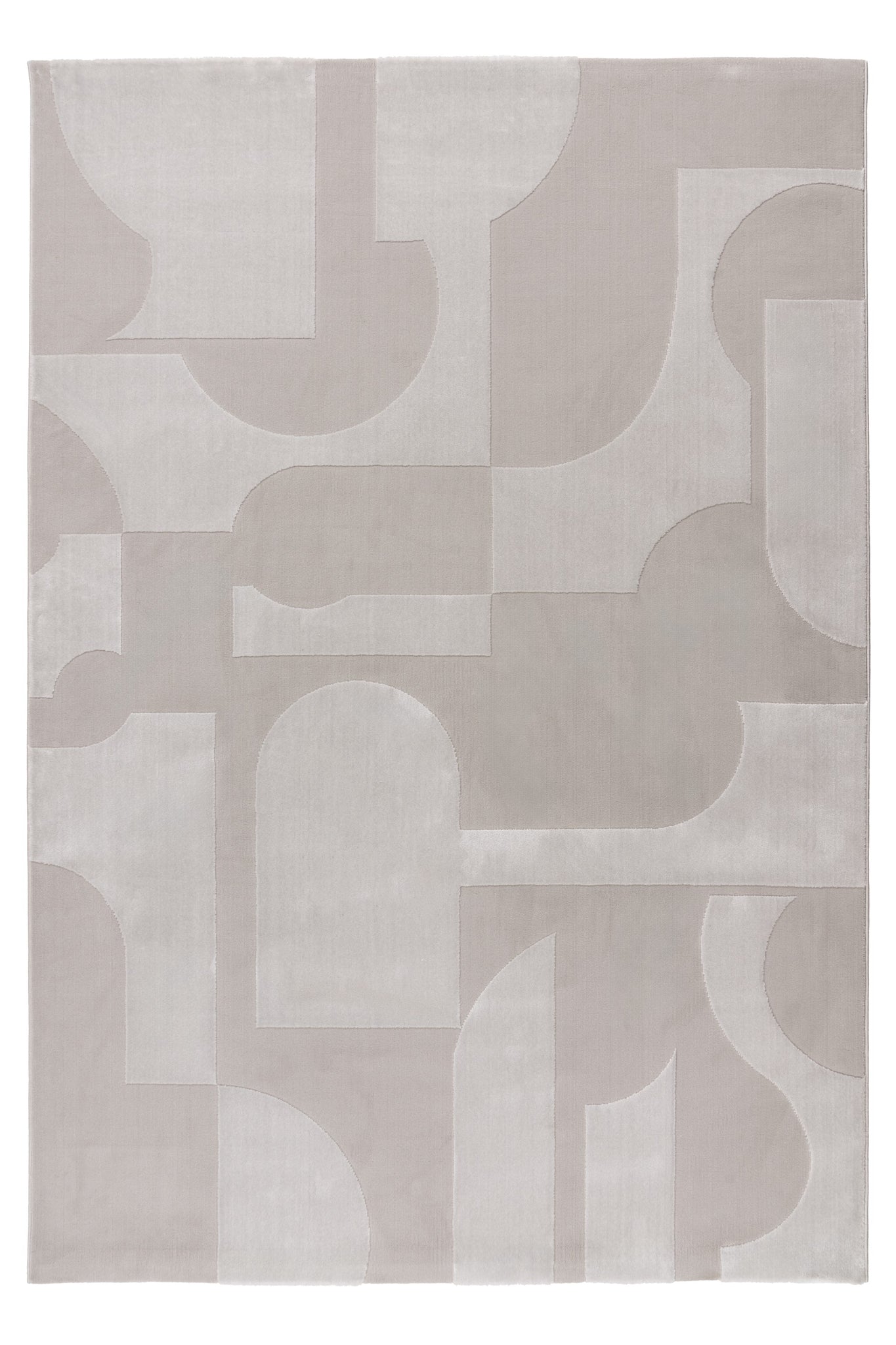 Lyhytnukkainen matto Elif 405 Silver 160 x 230 cm