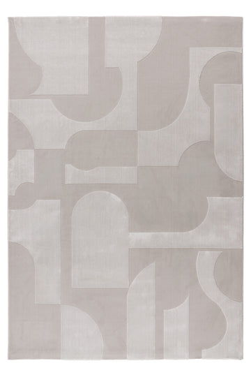 Lyhytnukkainen matto Elif 405 Silver 160 x 230 cm