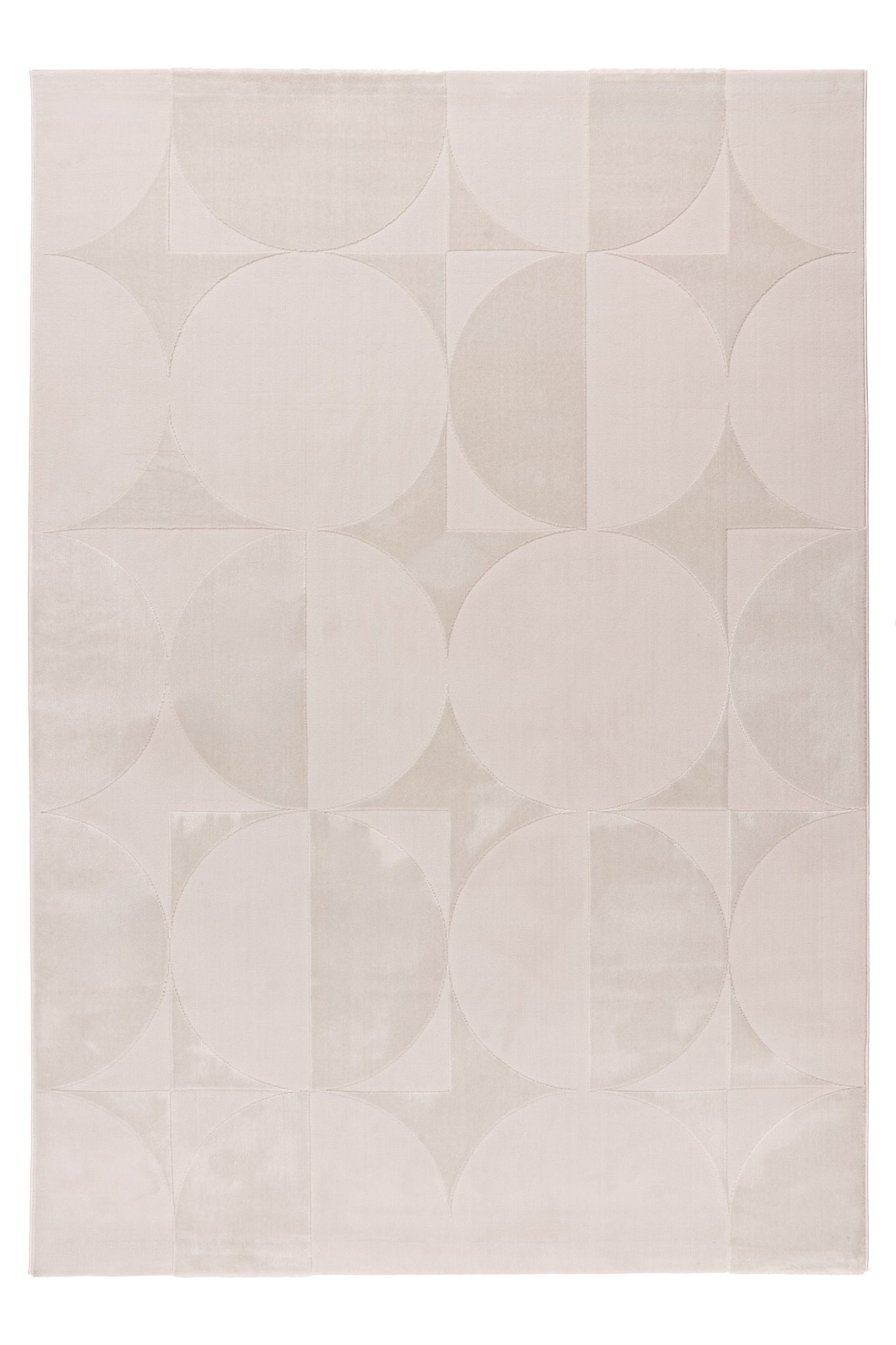 Lyhytnukkainen matto Elif 406 Beige 160 x 230 cm
