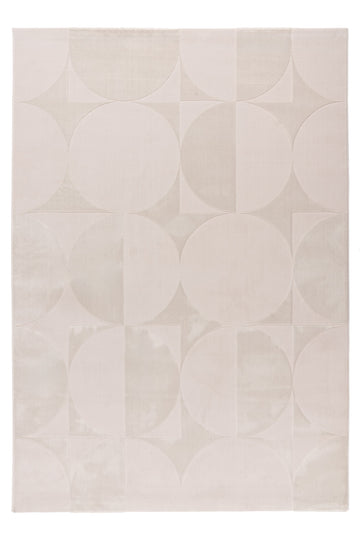 Lyhytnukkainen matto Elif 406 Beige 160 x 230 cm