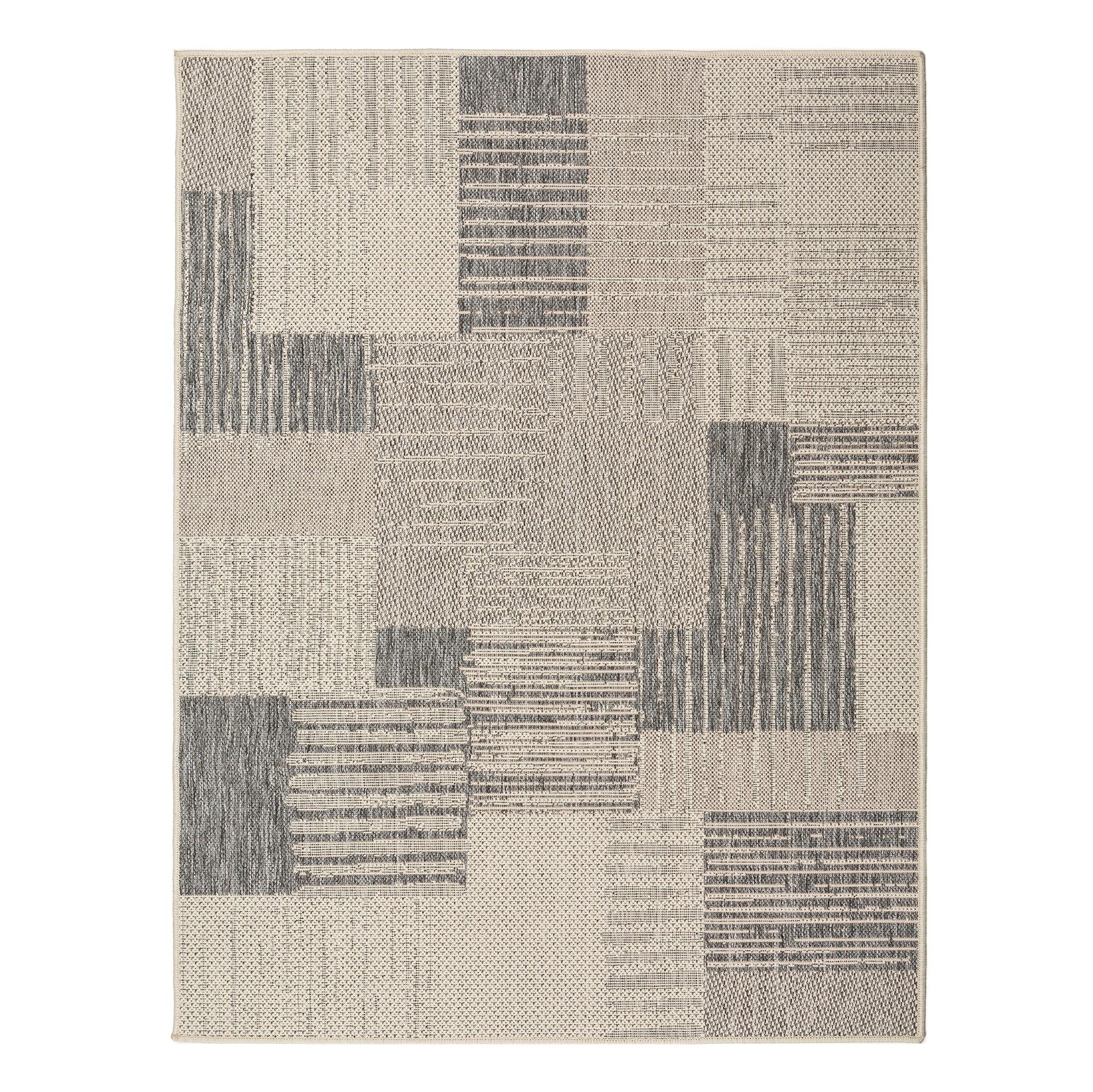 Sileäksi kudottu matto Oslo Harmaa