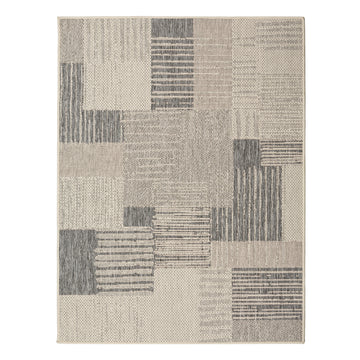 Sileäksi kudottu matto Oslo Harmaa