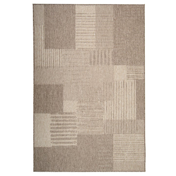 Sileäksi kudottu matto Oslo Pellava