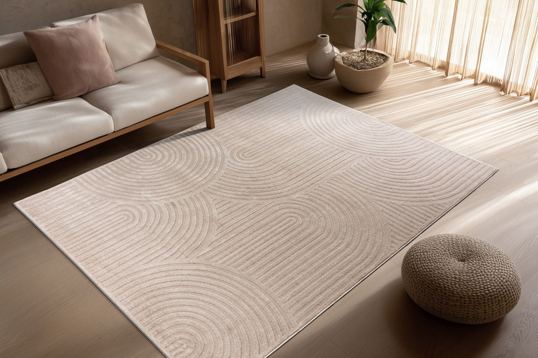 Gala Beige 160 x 230 cm - Lyhytnukkainen matto