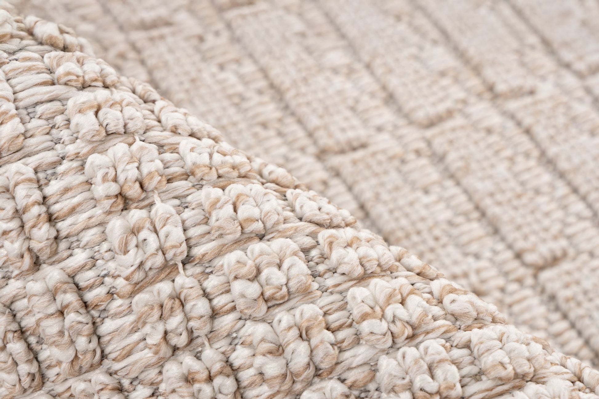 moderni beige matto luxor 301 lähikuva
