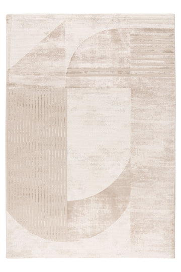 Nancy 502 Beige - Lyhytnukkainen matto