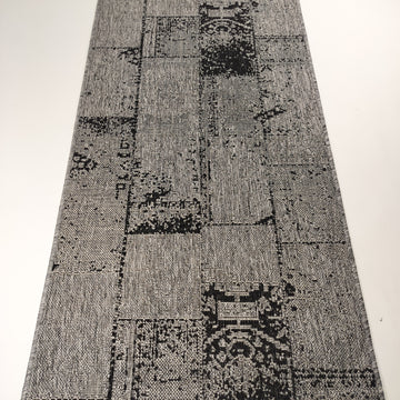 Käytävämatto Patchwork Harmaa 80cm