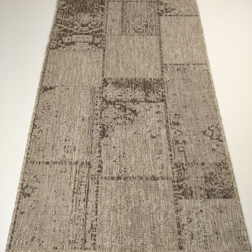 Käytävämatto Patchwork Pellava 100 cm leveä