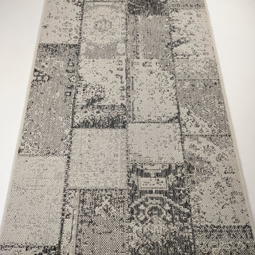 Käytävämatto Patchwork Valkoinen 80 cm leveä